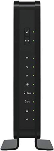 Netgear C3700-100NAR C3700-NAR DOCSIS 3.0 WiFi Cable Modem Router with N600 8x4 Download speeds for Xfinity from Comcast, Spectrum, Cox, Cablevision (Renewed)