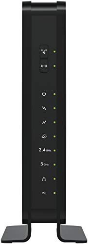 Netgear C3700-100NAR C3700-NAR DOCSIS 3.0 WiFi Cable Modem Router with N600 8x4 Download speeds for Xfinity from Comcast, Spectrum, Cox, Cablevision (Renewed)
