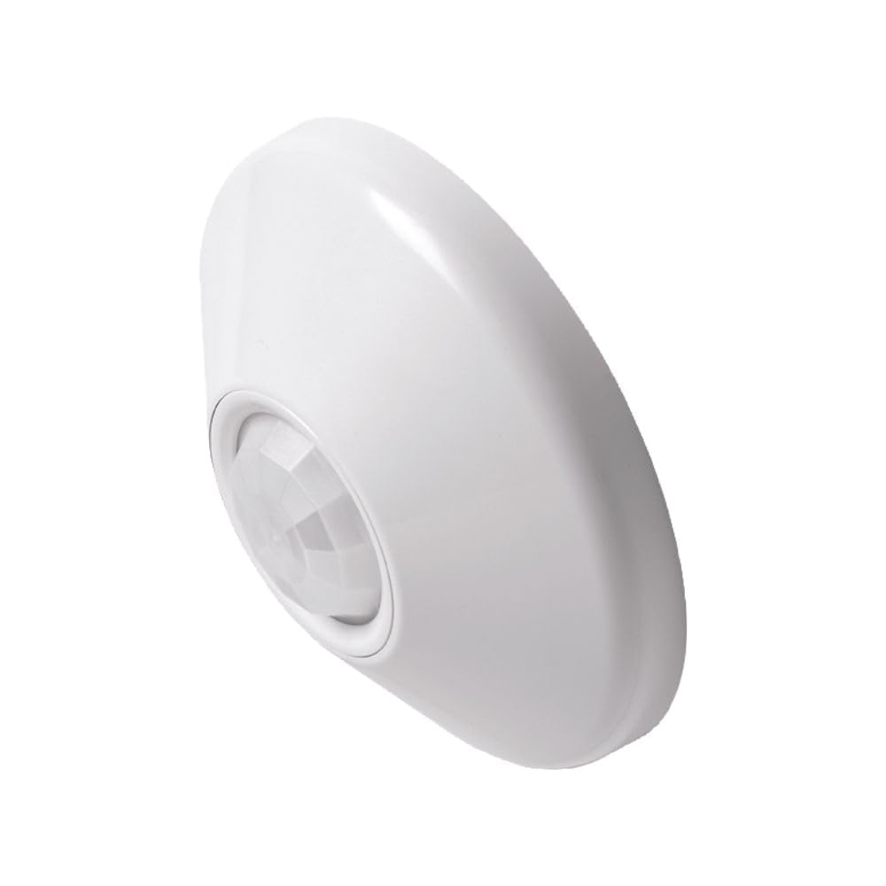 SensorSwitch Ceiling Motion Sensor, PDT Passive Dual Technology Passive Infrared PIR and Microphonics Occupancy Sensor, 360° Large Motion Detection, Indoor Use, Line Voltage, Extended Range