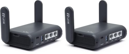 GL.iNet GL-AXT1800 Slate AX Pocket-Sized Wi-Fi 6 Travel Router with VPN