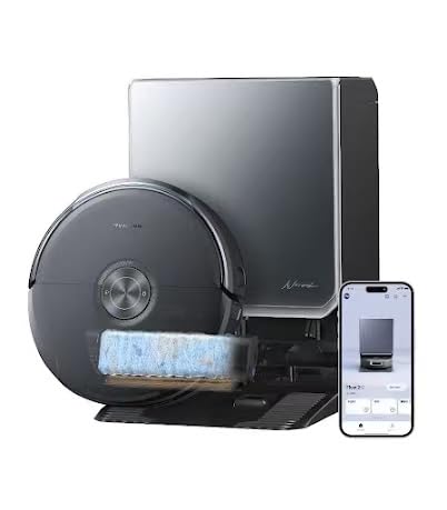 NARWAL Flow 2 Robot Vacuum and Mop Combo, 31000Pa, FlowWash Mop, White
