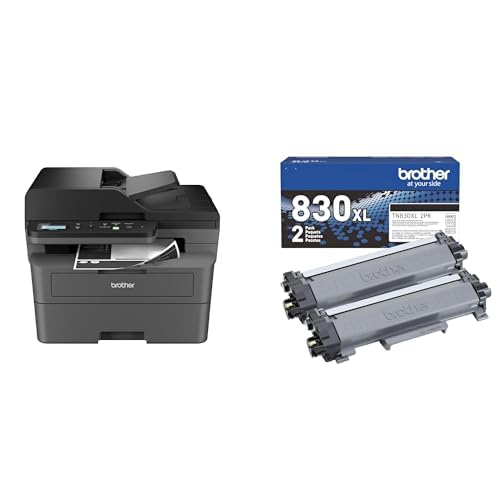 Brother DCP-L2640DW Wireless Compact Monochrome Multi-Function Printer, Copy, Scan, Duplex, Mobile Printing