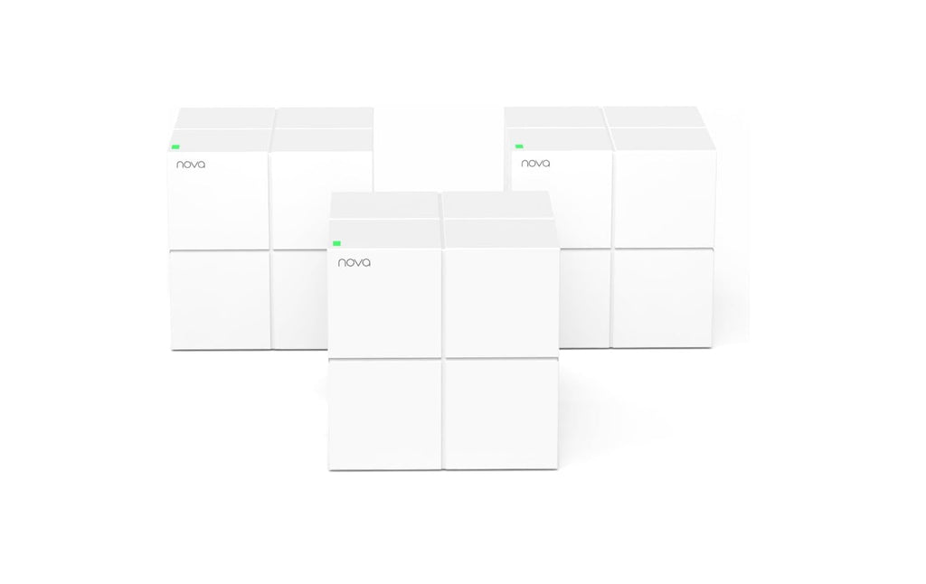 Tenda AX3000 WiFi 6 Mesh System Nova MX12– Whole Home Mesh WiFi Coverage up to 7,000 sq. ft., Dual-Band WiFi Mesh Network for 160+ Devices, Fast & Stable, Replaces Wireless Router (3-Pack)