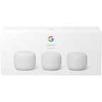 Google Nest WiFi - AC2200 (2nd Generation) Router and Add On Access Point Mesh Wi-Fi System (3-Pack, Snow) (Renewed)