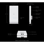 Ubiquiti UniFi U6 Mesh Pro Dual-Band Indoor/Outdoor Wi-Fi 6 Access Point (U6-Mesh-Pro)