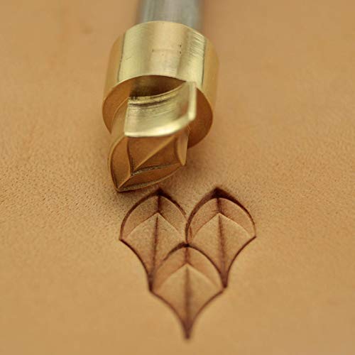 DandS ltd Leather Stamp Tool Set, Dragon Scale, Professional Steel Craft Tool for Leatherworking, Embossing, Carving & Stamping Leather Projects, Belts & DIY Projects Compatible with Mallet #62Set