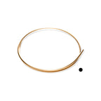 14/20 Yellow Gold Filled Wire 22 Ga Half Round Half Hard 25FT by CRAFT WIRE