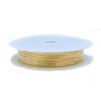 14/20 Yellow Gold Filled Wire 22 Ga Half Round Half Hard 25FT by CRAFT WIRE