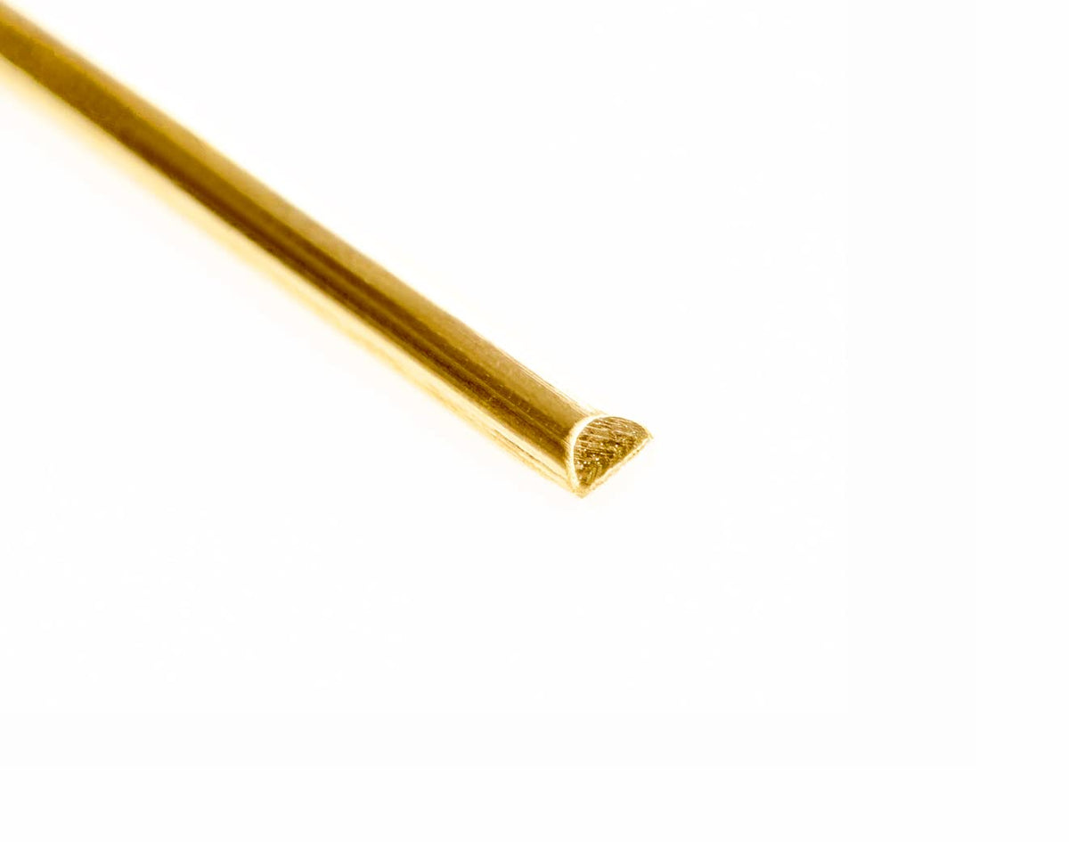 14/20 Yellow Gold Filled Wire 22 Ga Half Round Half Hard 25FT by CRAFT WIRE