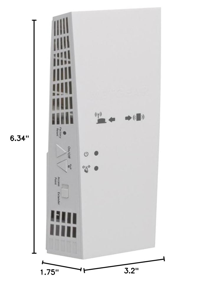 NETGEAR WiFi Extender EX6250, up to 2,100 sq ft, 1.75 Gbps