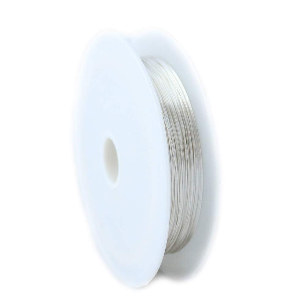 925 Sterling Silver Wire, 18 Gauge, Round, Half Hard, 15FT by CRAFT WIRE