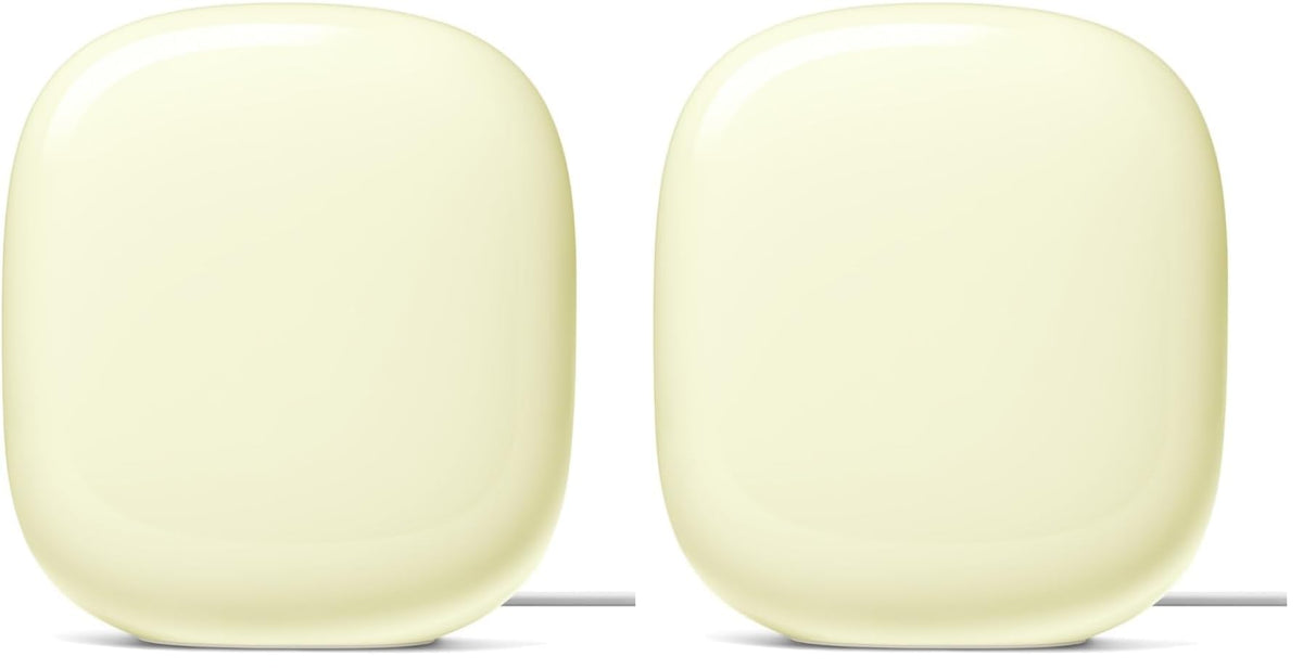 Google Nest WiFi Pro - Wi-Fi 6E - Reliable Home Wi-Fi System with Fast Speed and Whole Home Coverage - Mesh Router - Snow