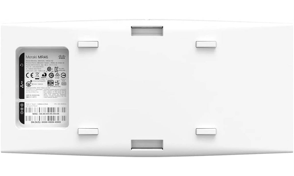 MR46-HW Wi-Fi 6 Indoor Access Point | Enterprise-Grade AX6000 Performance| Cloud-Managed Networking with 3 Year's MERAKI SOLUTIONS Warranty `(No-License)