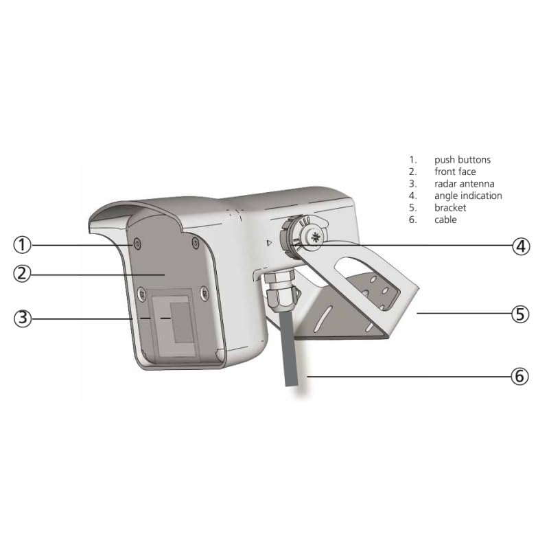 10 Falcon/Falcon fHigh-Performance Human-Vehicle Separation Radar for Lager Door (3.5~7m) Doppler Radar Opening Sensor for Automatic Industrial Door Unidirectional Motion Sensor