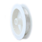 925 Sterling Silver Wire, 18 Gauge, Round, Half Hard, 15FT by CRAFT WIRE