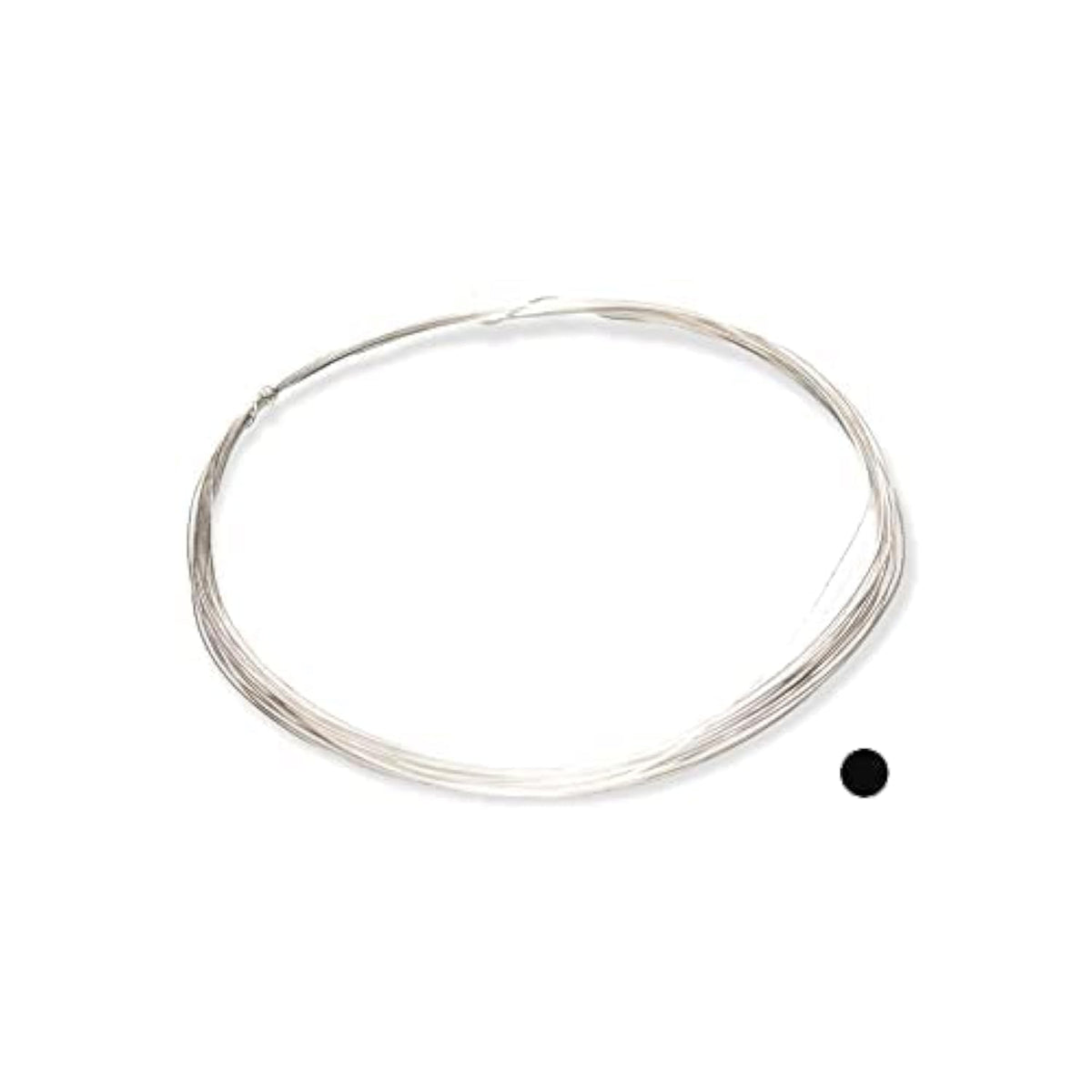 925 Sterling Silver Wire, 18 Gauge, Round, Half Hard, 15FT by CRAFT WIRE