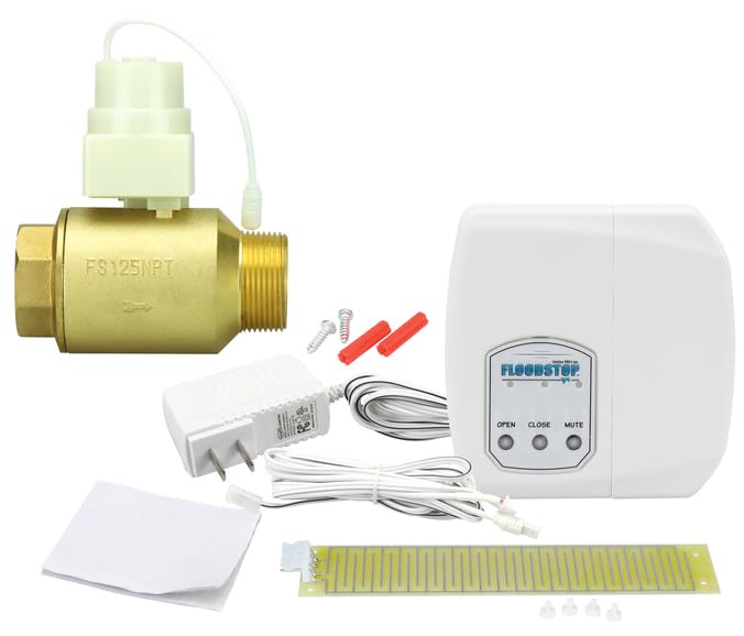 FloodStop Water Heater Leak Detector Kit, 3/4" Push-to-Connect