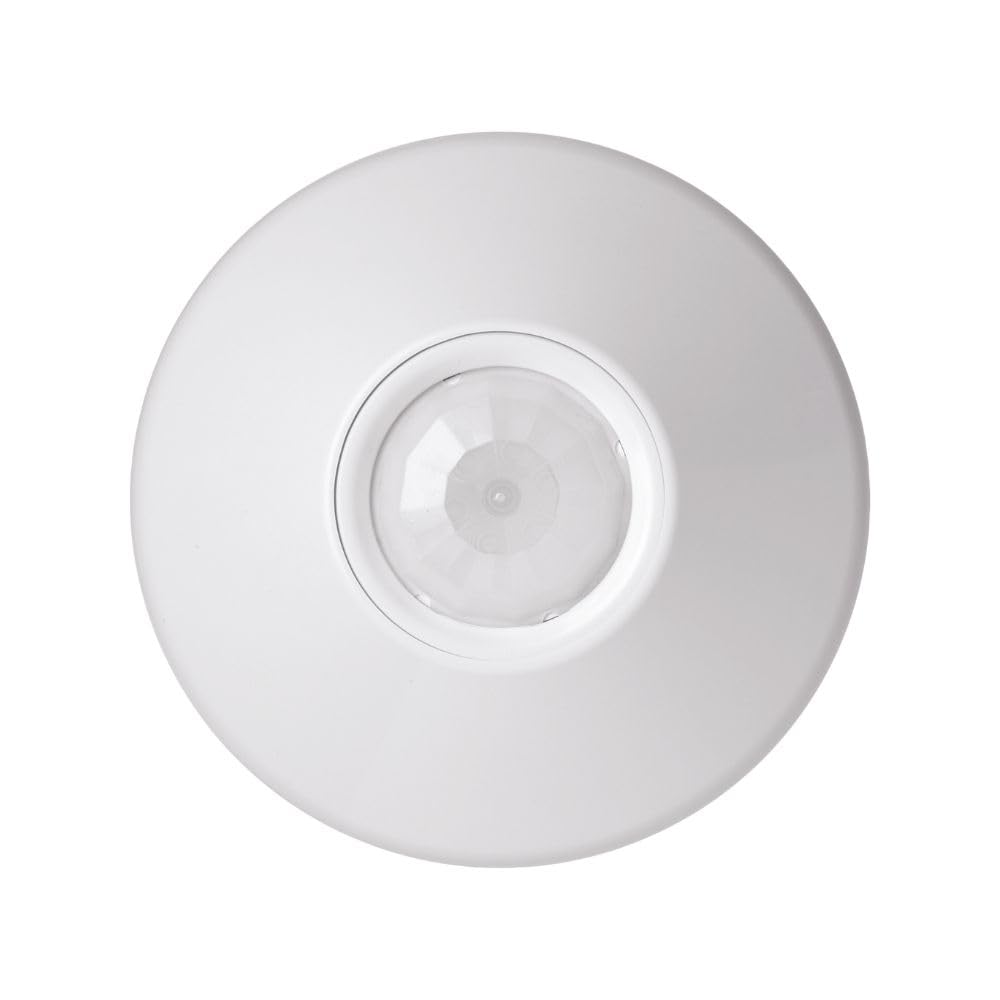 SensorSwitch Ceiling Motion Sensor, PDT Passive Dual Technology Passive Infrared PIR and Microphonics Occupancy Sensor, 360° Large Motion Detection, Indoor Use, Line Voltage, Extended Range