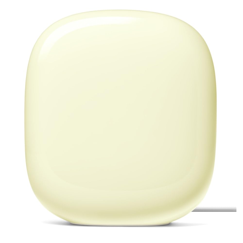 Google Nest WiFi Pro - Wi-Fi 6E - Reliable Home Wi-Fi System with Fast Speed and Whole Home Coverage - Mesh Router - Snow