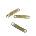 Price per 760 Pieces Antique Bronze Tone Jewelry Charms Findings Arts Crafts Beading Making Charmes N4XD2N Dream Tag Signs Connector