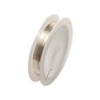 925 Sterling Silver Wire, 18 Gauge, Round, Half Hard, 15FT by CRAFT WIRE