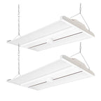 2FT LED Linear High Bay Fixture with Motion Sensor, 155W LED Shop Light, 20,925lm 135LM/W, 120-277V, 5000K Daylight Linear Hanging Light, UL Listed - 4PK