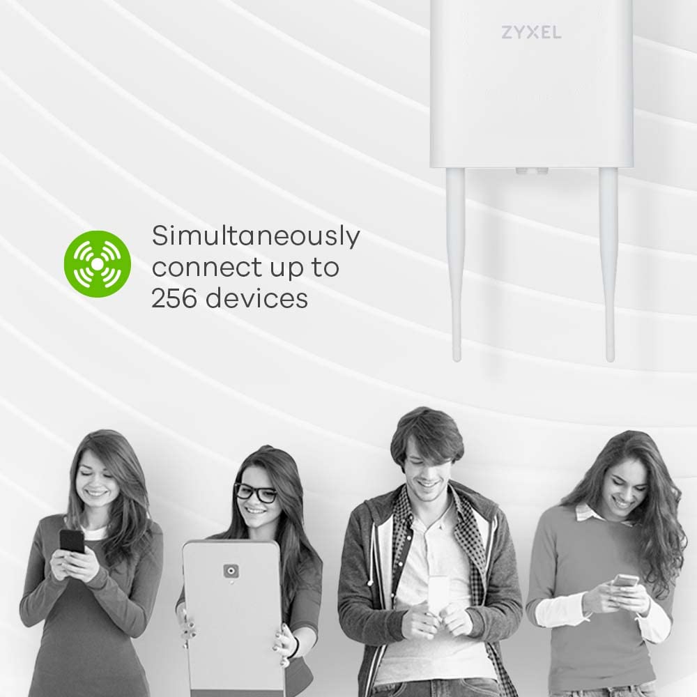 Zyxel WiFi 6 Wireless Access Point AX1800 | PoE+ | IP55 | NWA55AXE