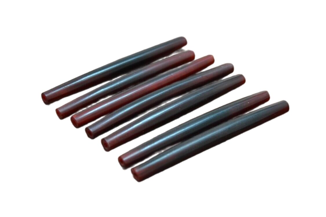 100 Pcs Red Horn Tube Hair Pipe Choker Beads 4" Jewelry Crafting Art Beads Charms for Handmade Friendship Jewelry Bracelet Necklace DIY Crafts Beading Supplies Jewelry Making