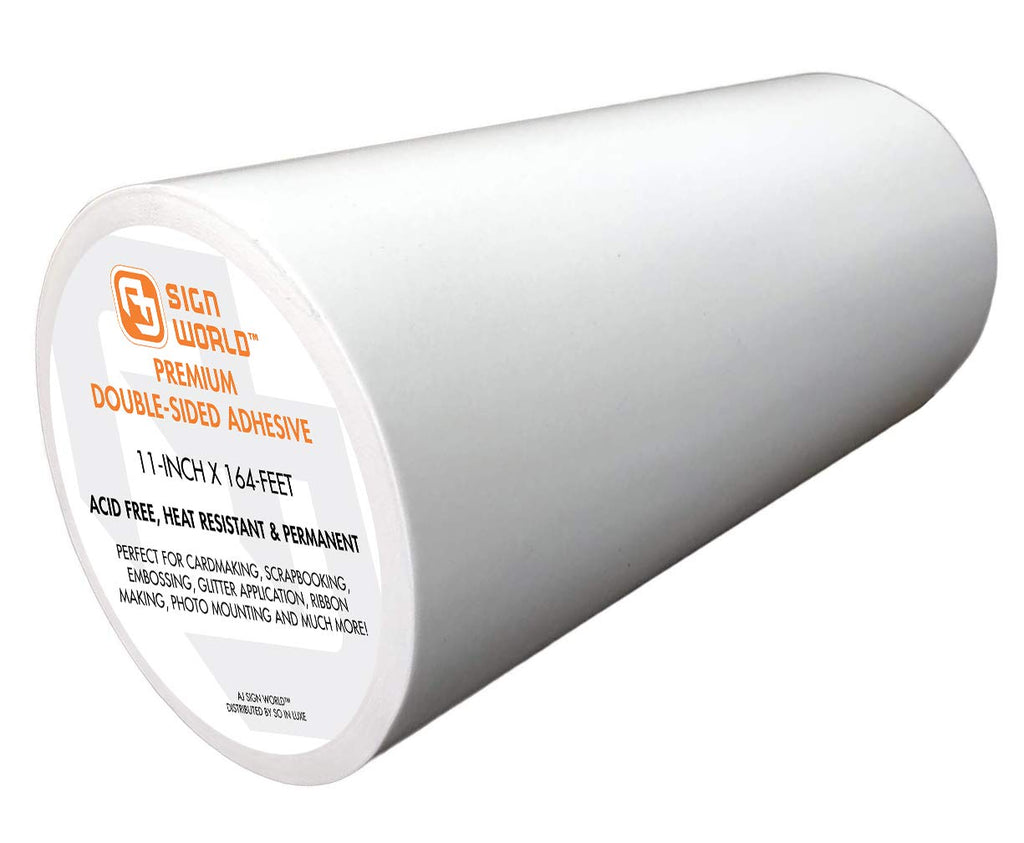 Best 48" Ultra-Thin Permanent Double-Sided Tape for Arts, Crafts, Die Cutting, Photography, Scrapbooking, Tear-by-Hand, Documents, All Purpose (48-Inch by 55 Yards)