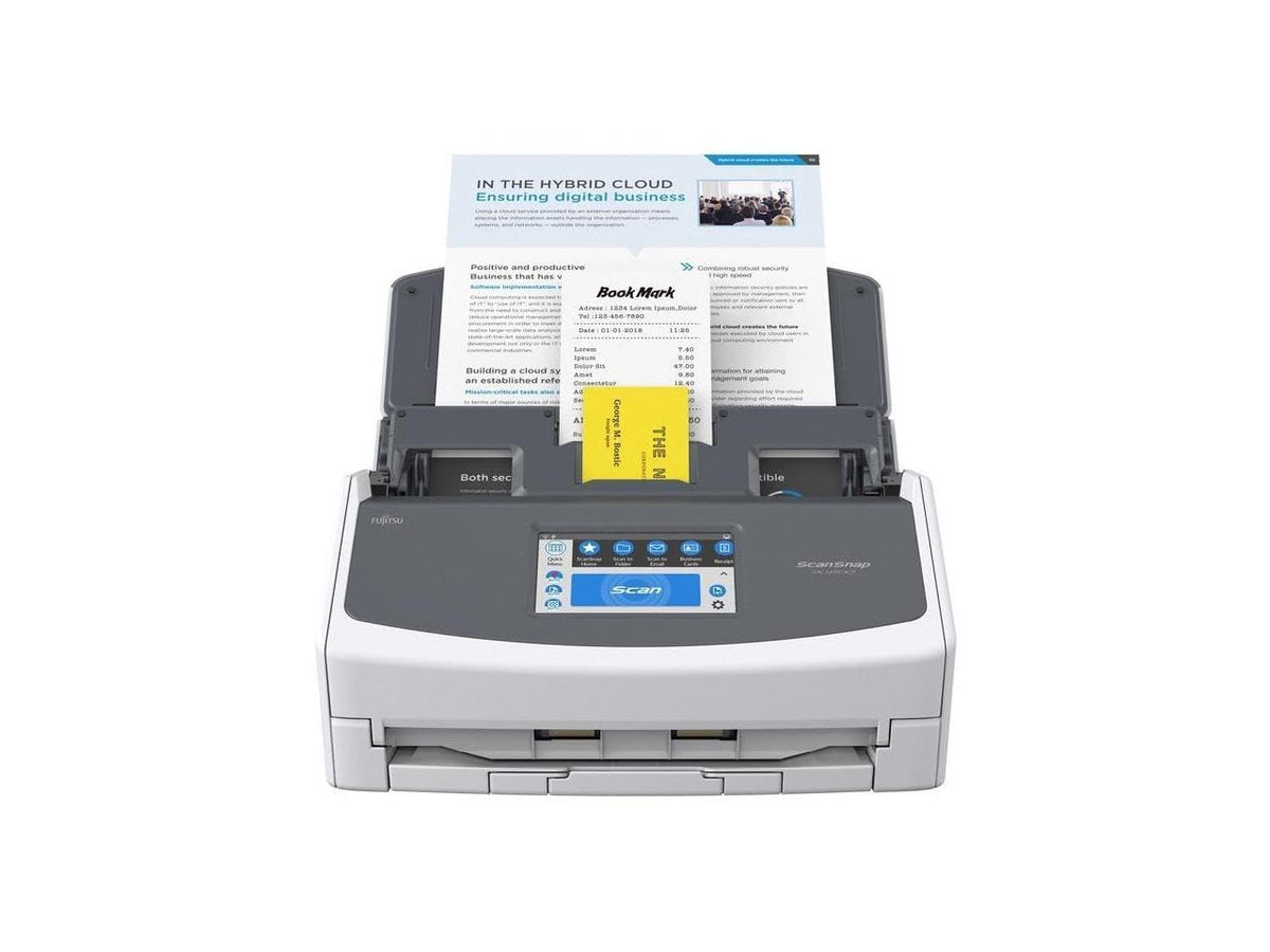 Fujitsu ScanSnap iX1600 ADF Scanner - 600 dpi Optical, White