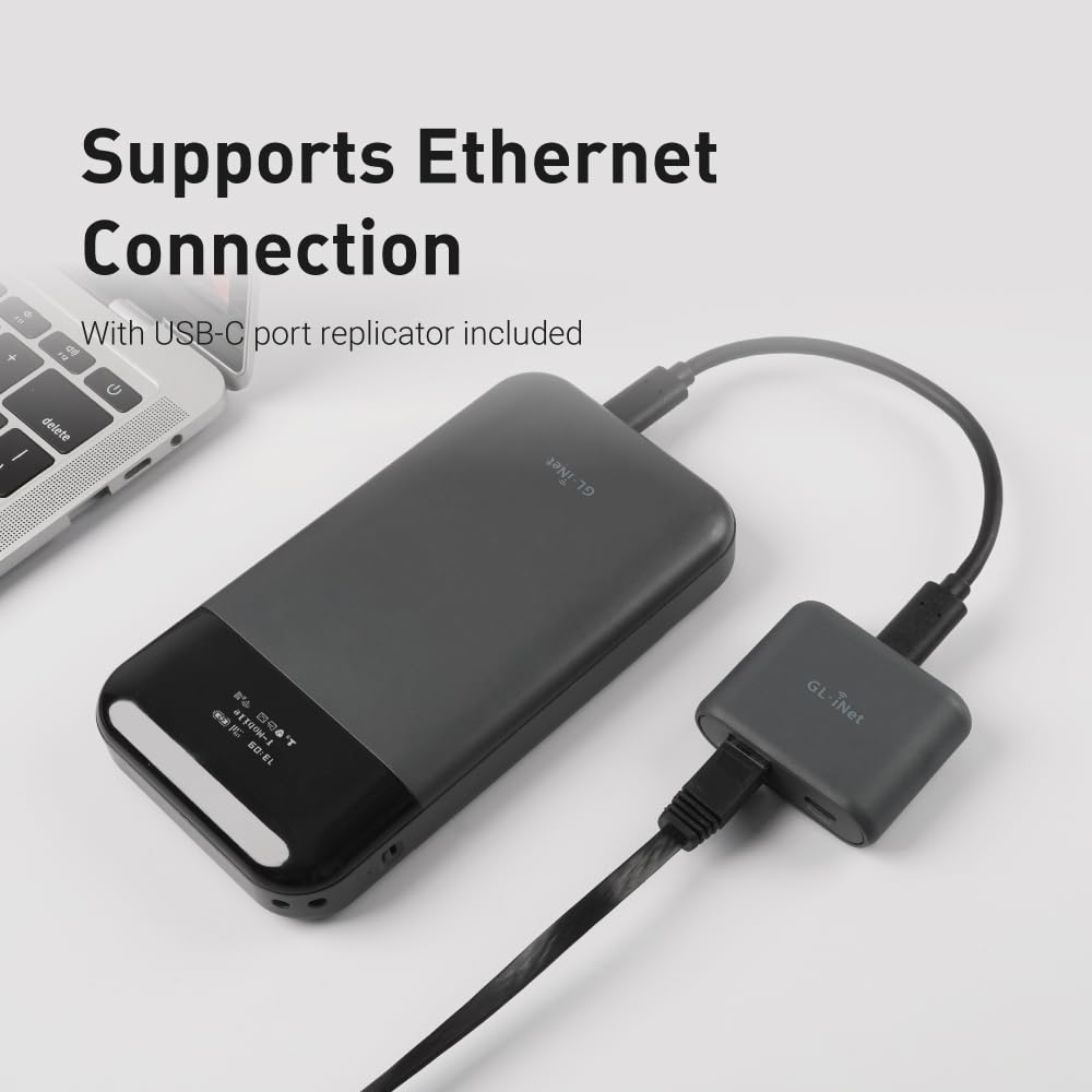 GL.iNet GL-E750V2 MUDI 4G LTE Portable Travel Router with SIM Card Slot