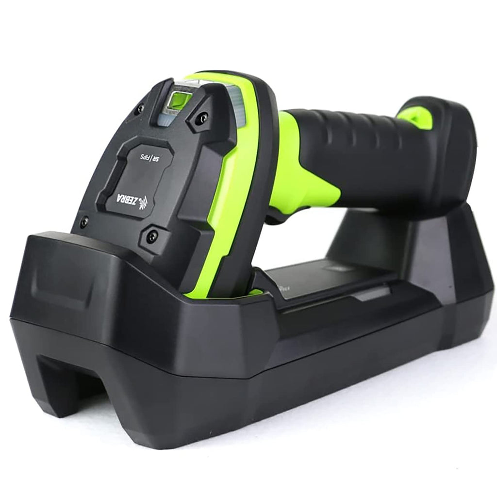 Zebra DS3678-SR Ultra-Rugged Industrial Grade Cordless Barcode Scanner Includes Cradle - Bluetooth, Serial, USB Connectivity - Handheld Standard Range 1D/2D Linear Imager Kit - JTTANDS