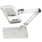 Tabletop Foldable Magnifying Glass with LED Light Standing Design Needlework Sewing Loupe for Beading & Jewelry Making