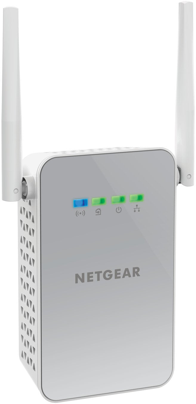 NETGEAR Powerline Wi-Fi 1000 + Extra Outlet, White (PLPW1000-100NAS)