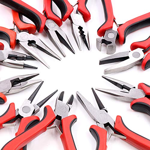 Jewelry Pliers Tool for Handcraft Beadwork Repair Beading Making Needlework DIY Jewellery Accessory Design M7-22(AH-37)