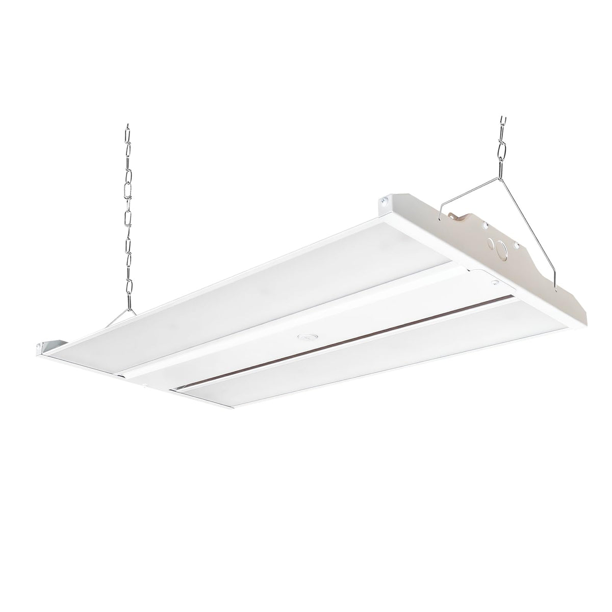 2FT LED Linear High Bay Fixture with Motion Sensor, 155W LED Shop Light, 20,925lm 135LM/W, 120-277V, 5000K Daylight Linear Hanging Light, UL Listed - 4PK