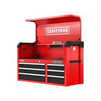 CRAFTSMAN S2000 41IN 6-DRAWER CHEST W/LIGHT & DIVIDE (CMST34162RB)