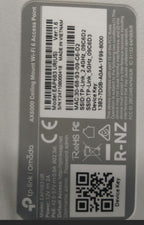 Omada AX6000 WiFi Access Point, w/o DC Adapter, 2.5G Port(EAP683 UR)