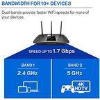 Linksys EA7300 Max-Stream: AC1750 Dual-Band Wi-Fi Router, Gigabit Ethernet Ports, 1,500 square-foot Range, 10 Devices, MU-MIMO (Black)