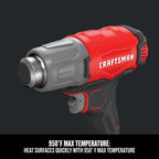 CRAFTSMAN V20 Cordless Heat Gun, Up to 950 Degrees, Portable Heat Gun, Tool Only (CMCE530B)