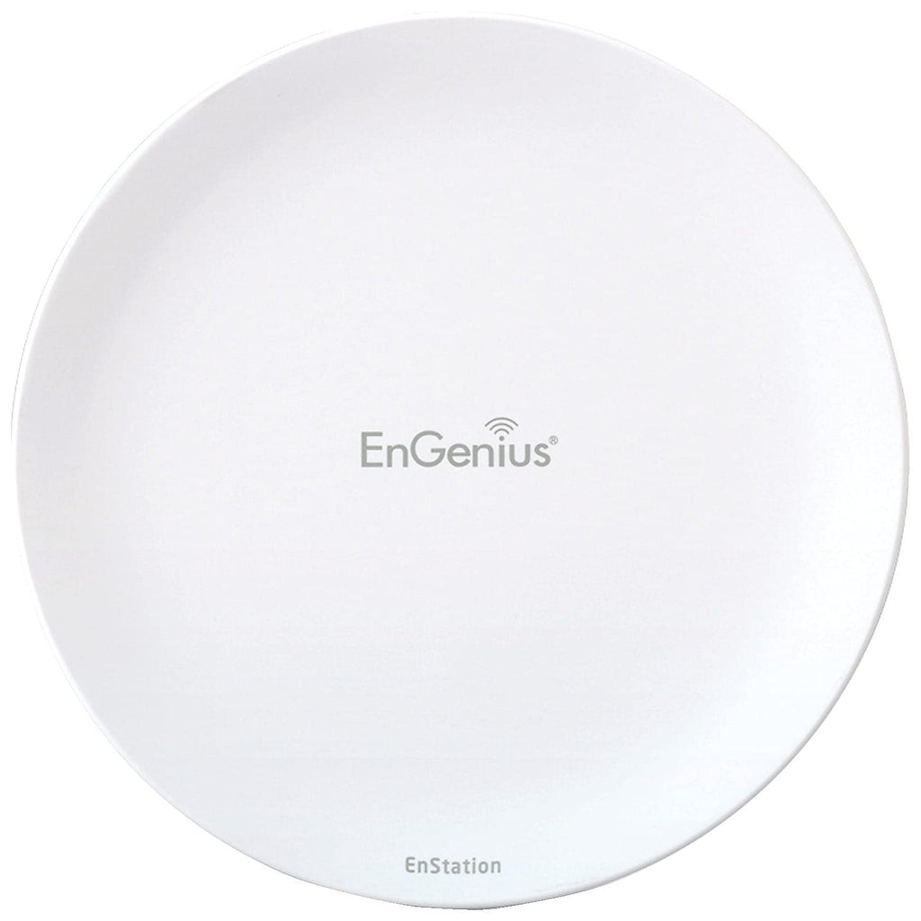 EnGenius Wi-Fi 6 (802.11ax) 5GHz 1,200 Mbps, 2x2 Outdoor Wireless Bridge, 26 dBm, high gain 19 dBi Directional Antenna, IP-55 housing, up to 6 Miles Point-to-Point [EnStation6 KIT]
