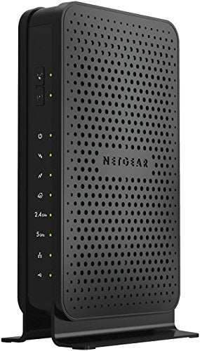 Netgear C3700-100NAR C3700-NAR DOCSIS 3.0 WiFi Cable Modem Router with N600 8x4 Download speeds for Xfinity from Comcast, Spectrum, Cox, Cablevision (Renewed)