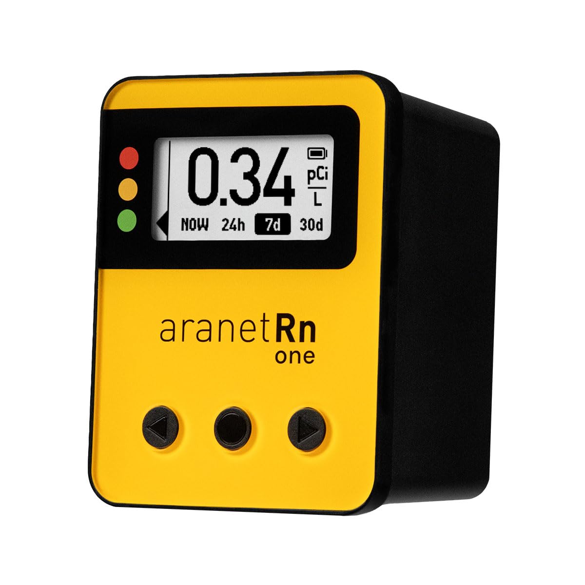 Radon One Home Radon Detector, Results Every 10 Minutes (White)