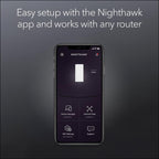 NETGEAR Nighthawk WiFi 7 Extender EXS27, up to 1,500 sq ft, 5 Gbps