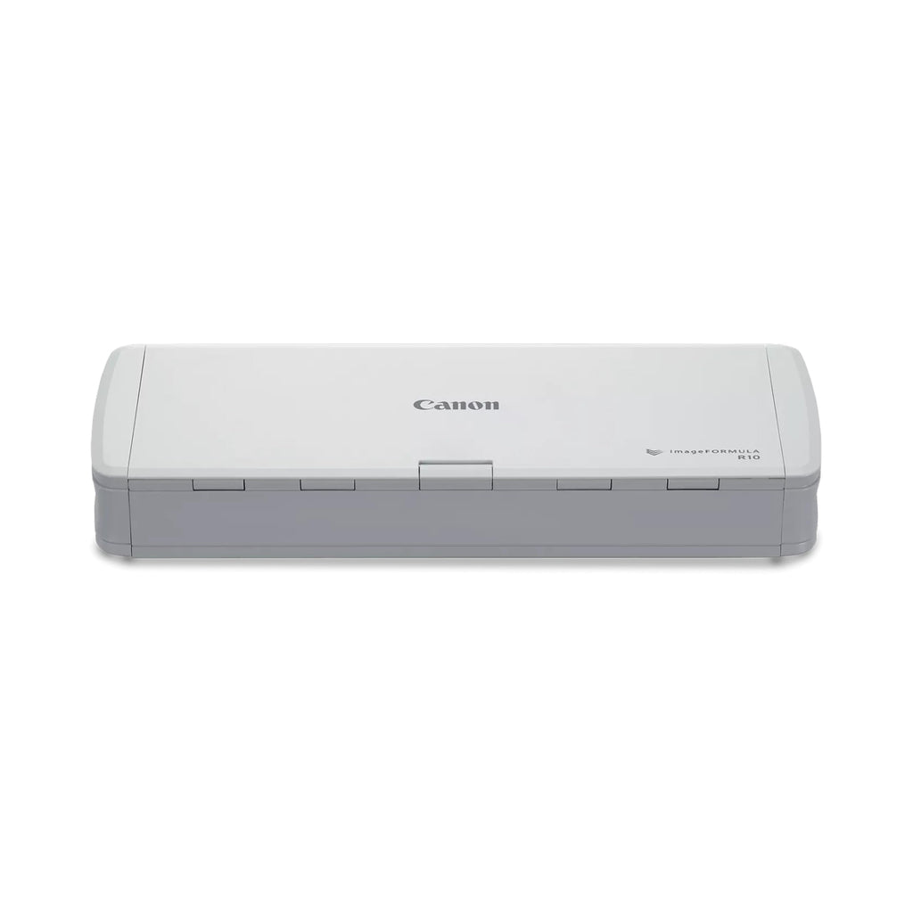 Canon imageFORMULA R10 - Portable Document Scanner, USB Powered, Duplex Scanning, Document Feeder, Easy Setup, Convenient, Perfect for Mobile Users, White