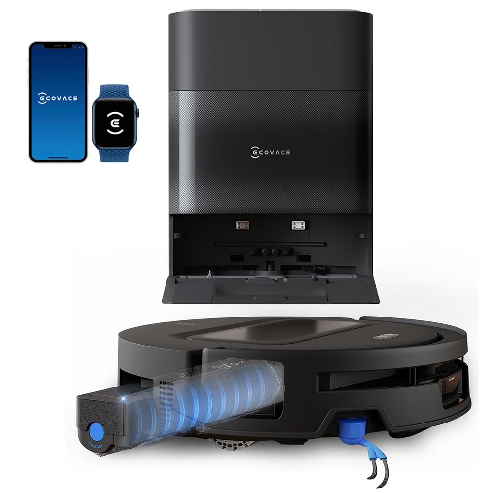 ECOVACS DEEBOT T90 MAX Plus Robot Vacuum with OZMO Roller 3.0, 40000Pa