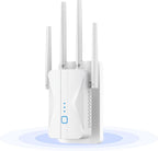 WiFi Extender 2026 AC1200 Dual Band 5GHz/2.4GHz Signal Booster Up to 15,999 Sq.ft, 3-in-1 Wireless Repeater Router Amplifier for Home with Ethernet Port