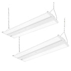 2FT LED Linear High Bay Fixture with Motion Sensor, 155W LED Shop Light, 20,925lm 135LM/W, 120-277V, 5000K Daylight Linear Hanging Light, UL Listed - 4PK