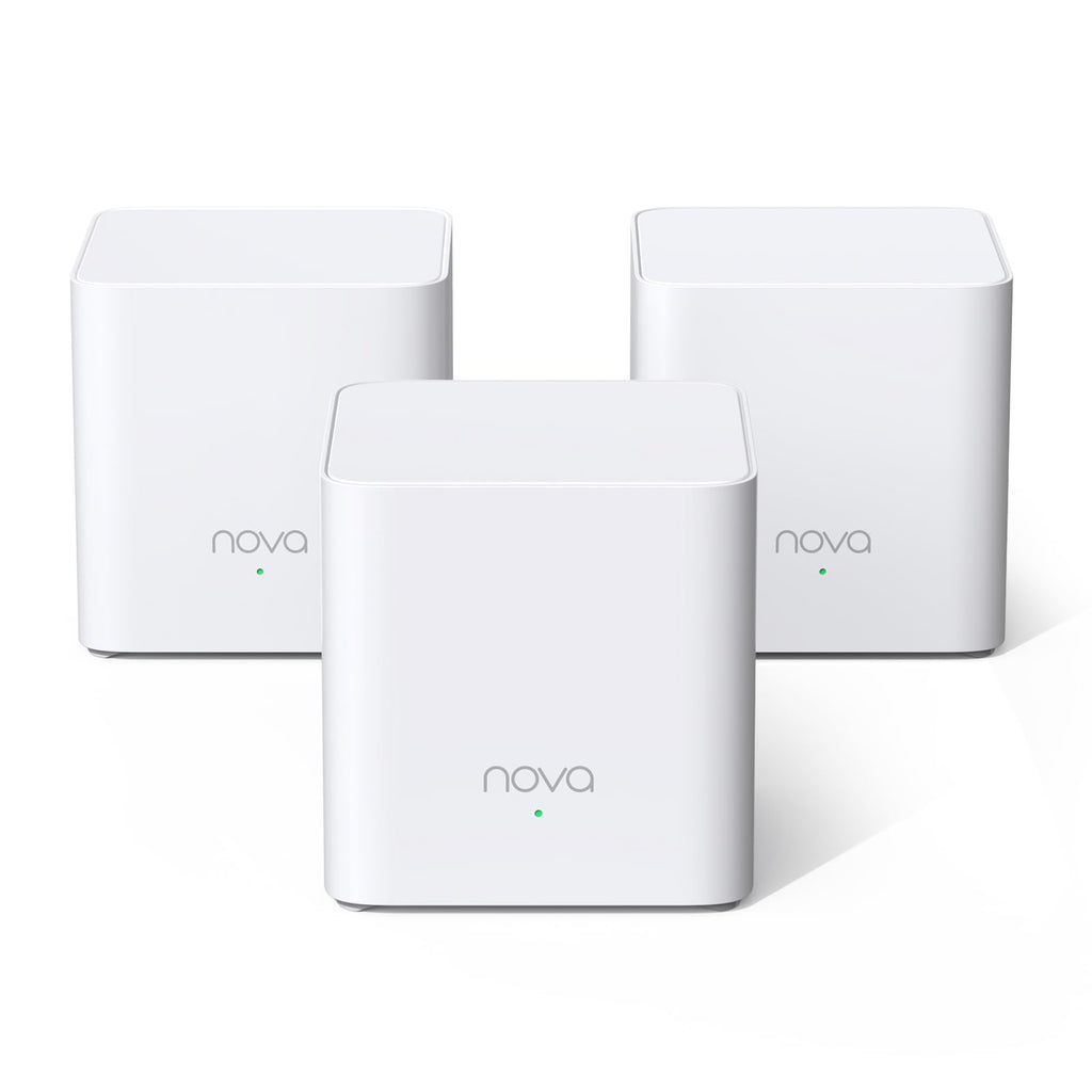 Tenda AX3000 WiFi 6 Mesh System Nova MX12– Whole Home Mesh WiFi Coverage up to 7,000 sq. ft., Dual-Band WiFi Mesh Network for 160+ Devices, Fast & Stable, Replaces Wireless Router (3-Pack)