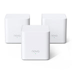 Tenda AX3000 WiFi 6 Mesh System Nova MX12– Whole Home Mesh WiFi Coverage up to 7,000 sq. ft., Dual-Band WiFi Mesh Network for 160+ Devices, Fast & Stable, Replaces Wireless Router (3-Pack)